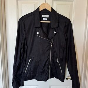 Level 99 Black Moto Jacket Sleek Design